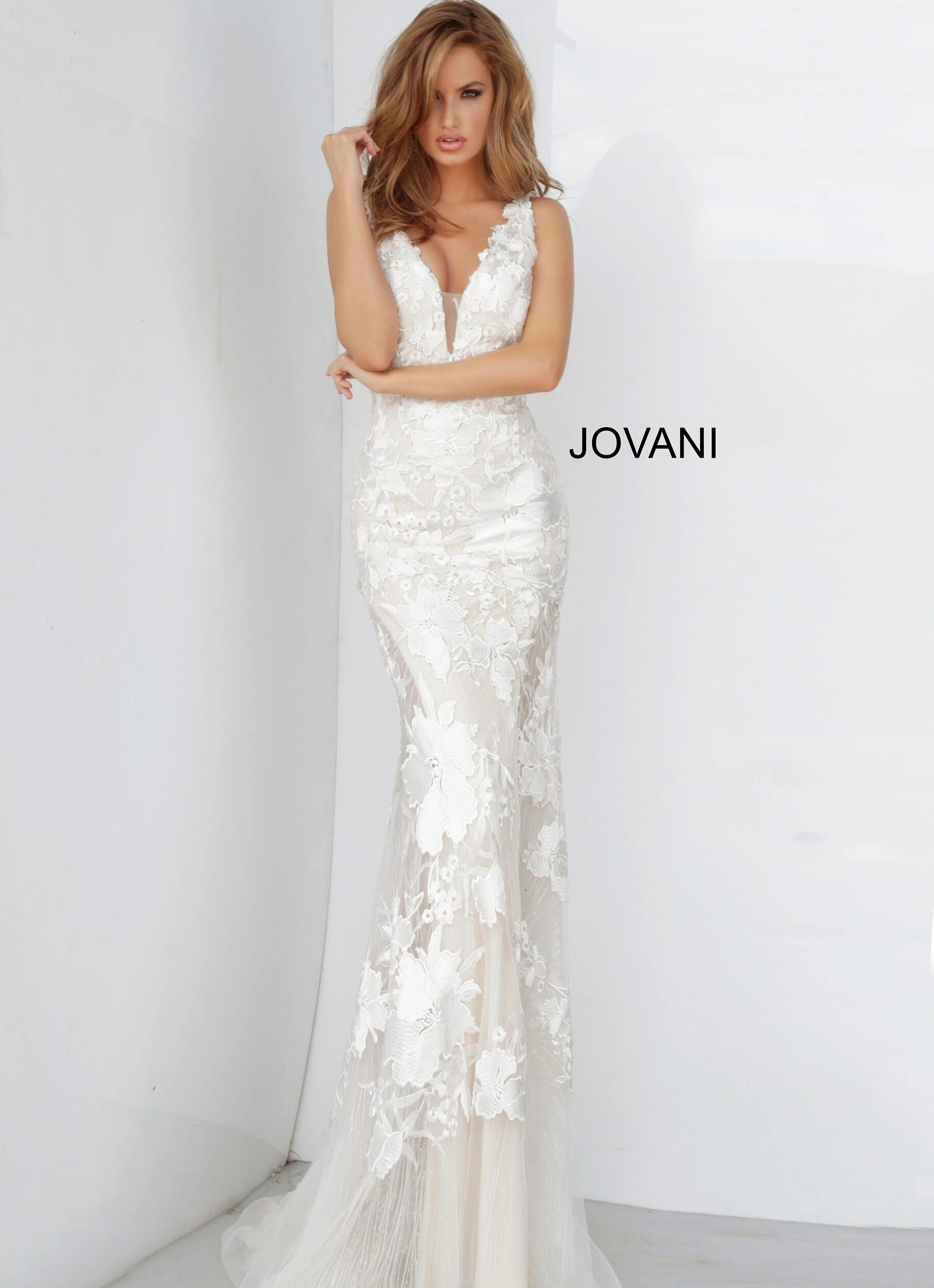 Jovani 02444 Long Formal Evening Lace Sale