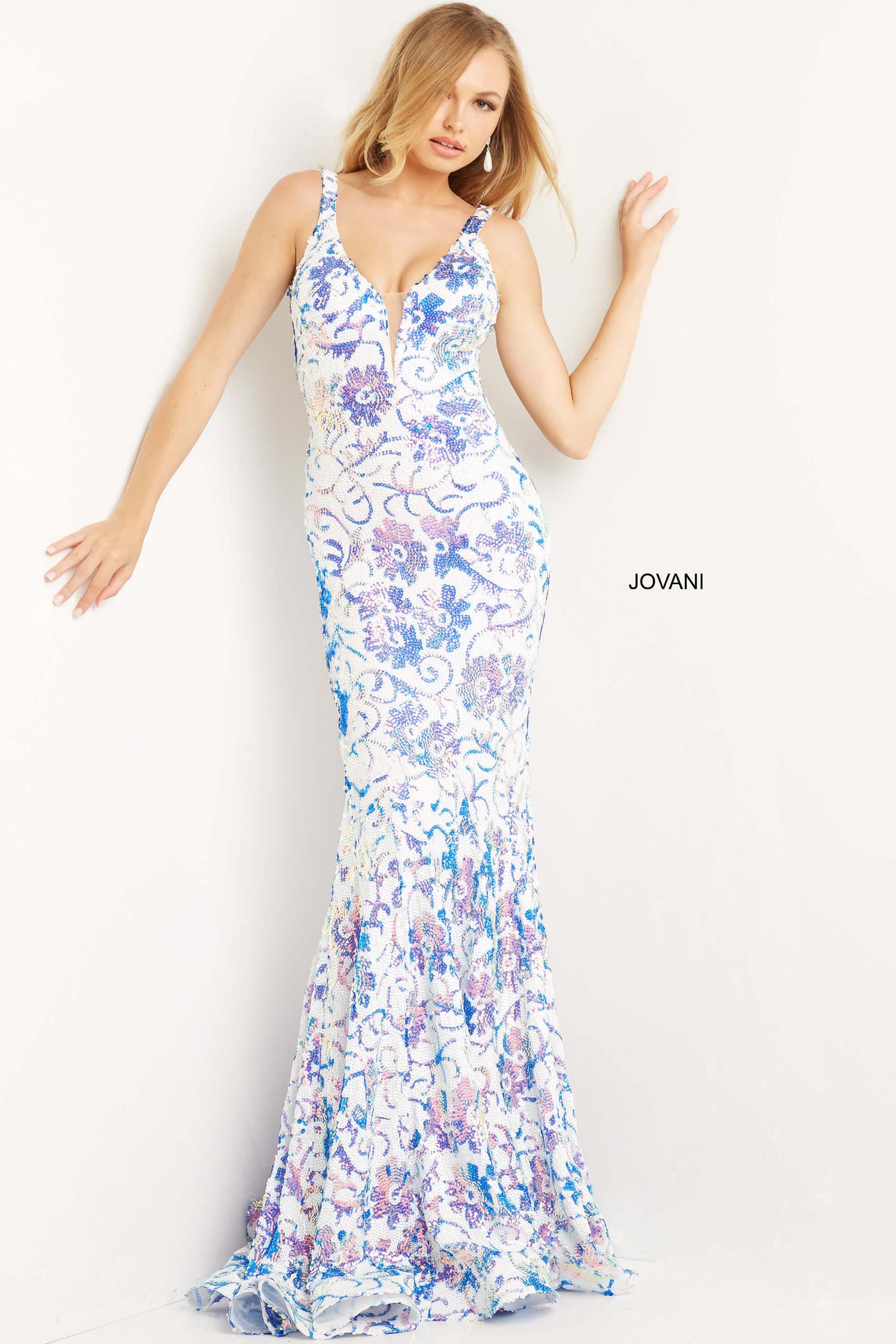 Jovani 08257 Long Formal Evening Prom Dress