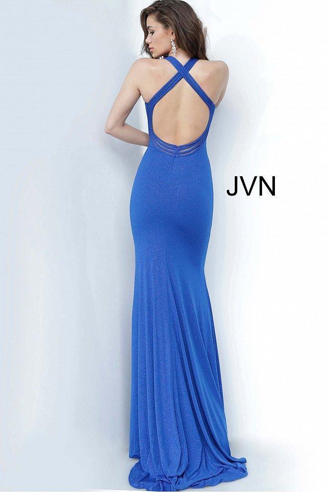 JVN By Jovani Long Formal Fitted Prom Gown JVN00963 - The Dress Outlet Jovani