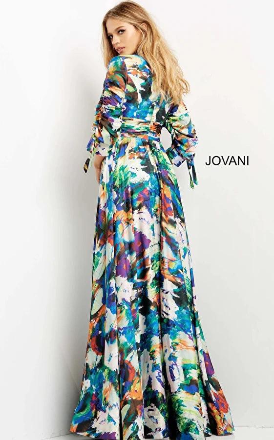 Jovani Long Formal Longsleeve Prom Dress 08584 - The Dress Outlet