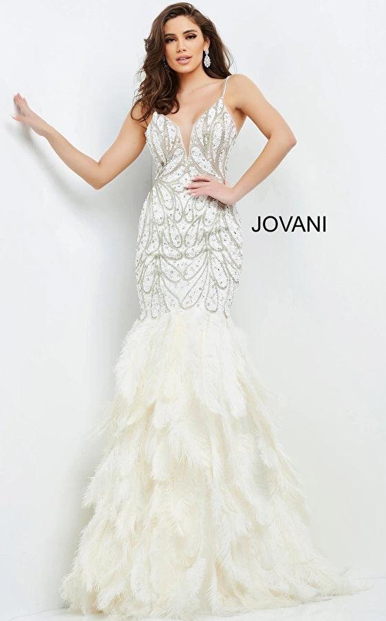 Jovani Long Formal Mermaid Evening Prom Dress 04625 - The Dress Outlet