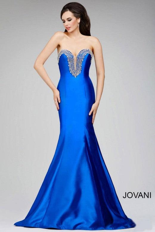 Jovani Long Formal Mermaid Prom Dress 24223 - The Dress Outlet