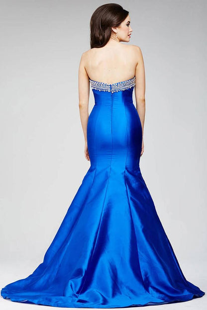 Jovani Long Formal Mermaid Prom Dress 24223 - The Dress Outlet
