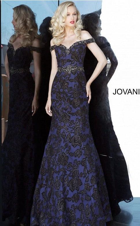Jovani Long Formal Off Shoulder Dress 52270 - The Dress Outlet