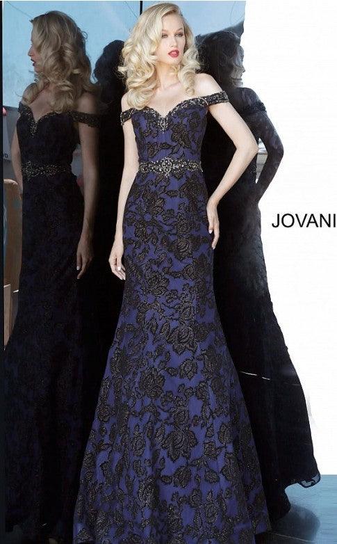 Jovani 52270 Long Formal Off Shoulder Dress