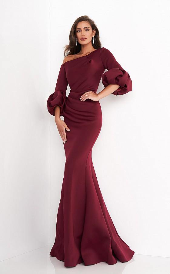 Jovani Long Formal Pleated Trumpet Dress 39739 - The Dress Outlet