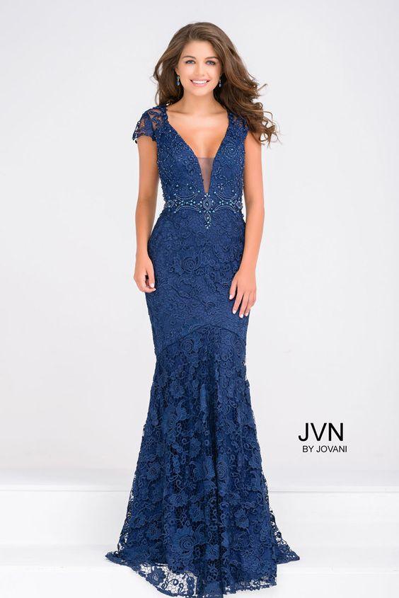 Jovani Long Formal Prom Dress 43755 - The Dress Outlet