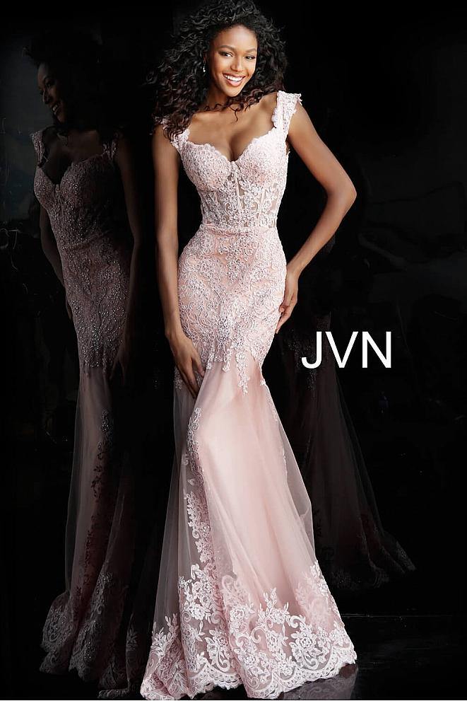 Jovani Long Fitted Prom Dress JVN65688 - The Dress Outlet