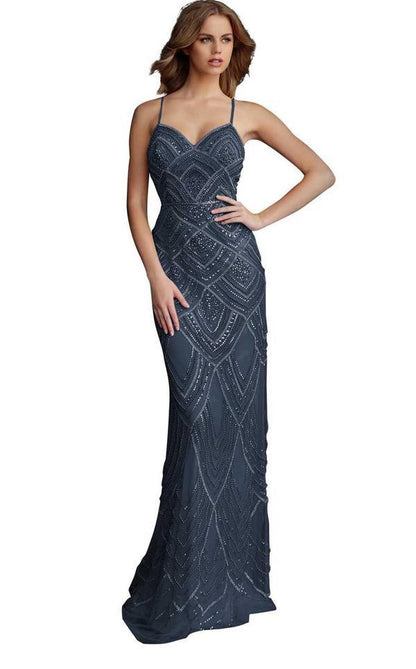 Jovani Long Fitted Sequin Prom Dress 60653 - The Dress Outlet