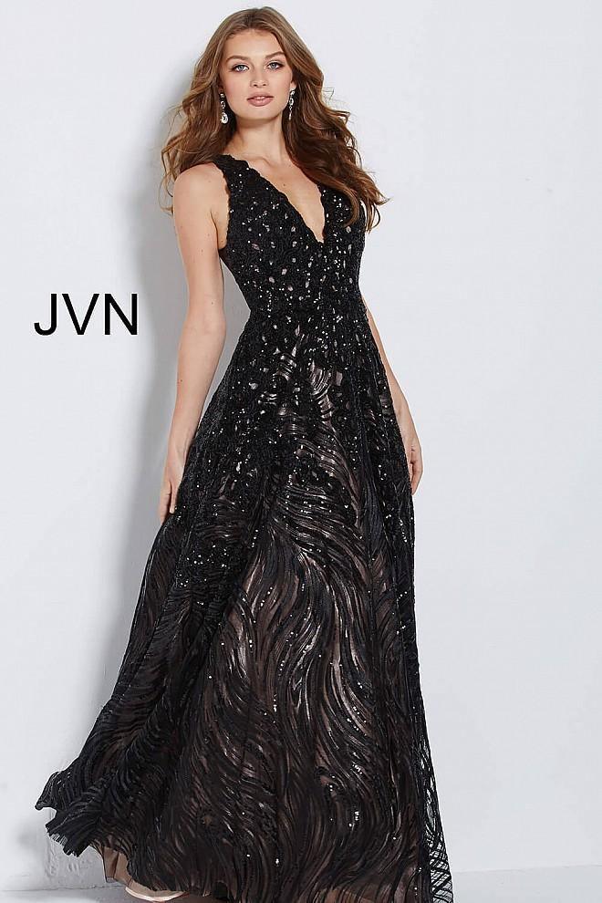 Aqua Jovani 60641 Long Formal V Neck Ball Gown Sale for $87.99 – The ...