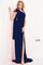 Jovani Long Halter Neck with Cape Prom Dress 2516 - The Dress Outlet