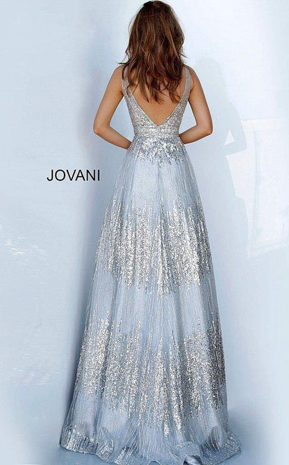 Jovani Long Metallic Prom Dress Sale - The Dress Outlet