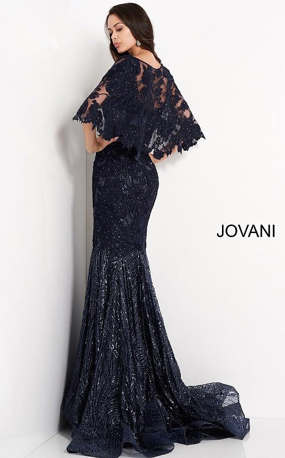 Jovani 03158 Long Mother of the Bride Lace Dress