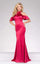 Jovani Long Off Shoulder Evening Prom Gown 50172 - The Dress Outlet