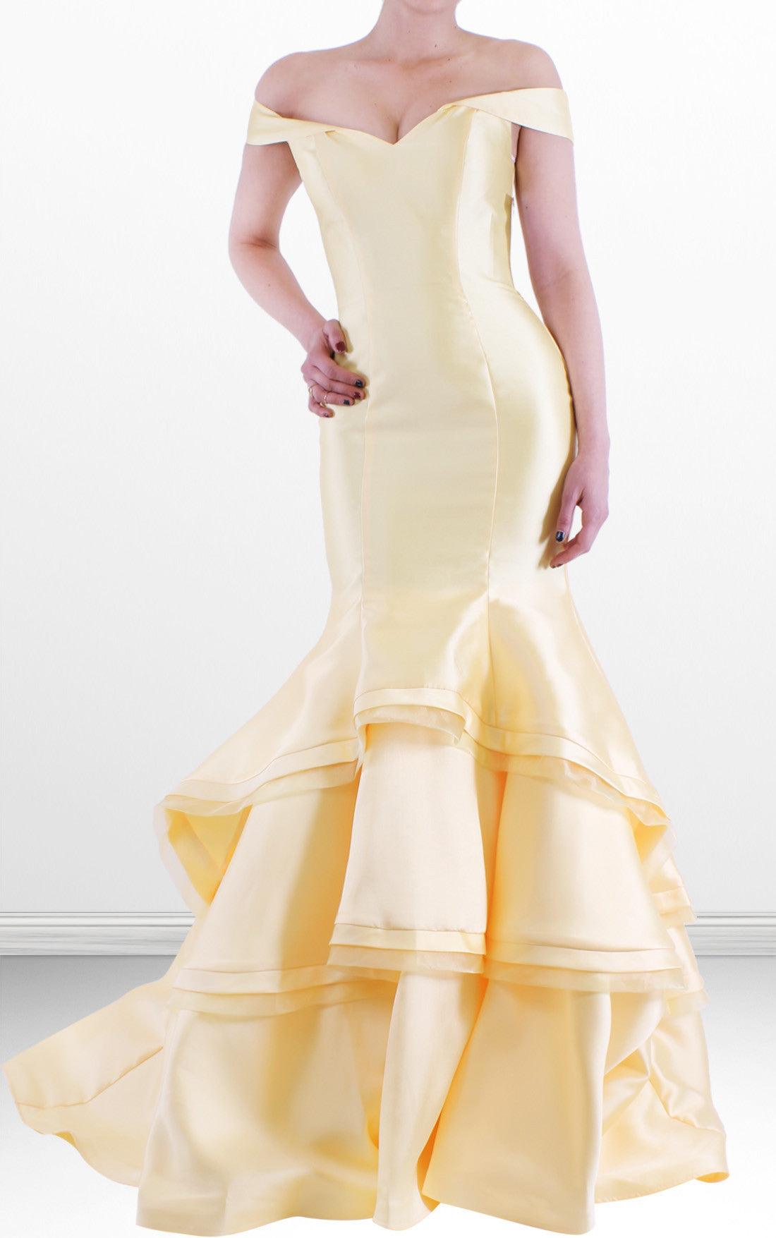 Jovani Long Off Shoulder Prom Dress 31100 - The Dress Outlet