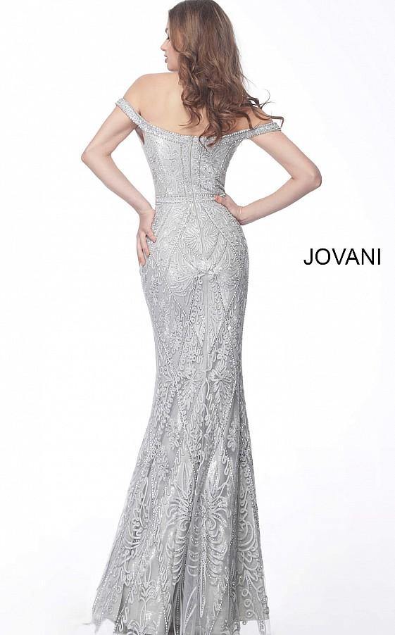 Jovani Long Off Shoulder Prom Dress 68130 - The Dress Outlet