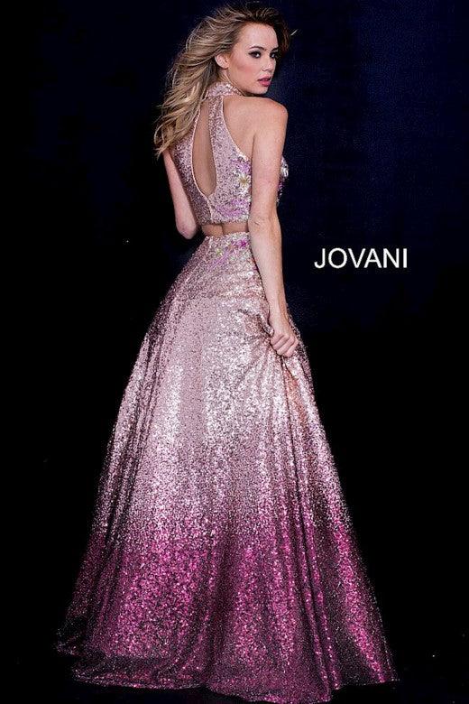 Jovani Long Ombre Two Piece Prom Dress 54471 - The Dress Outlet