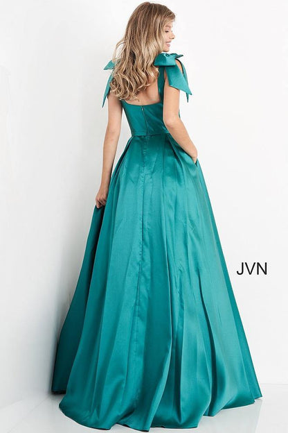 Jovani Long Pleated Skirt Prom Ball Gown 4449 - The Dress Outlet