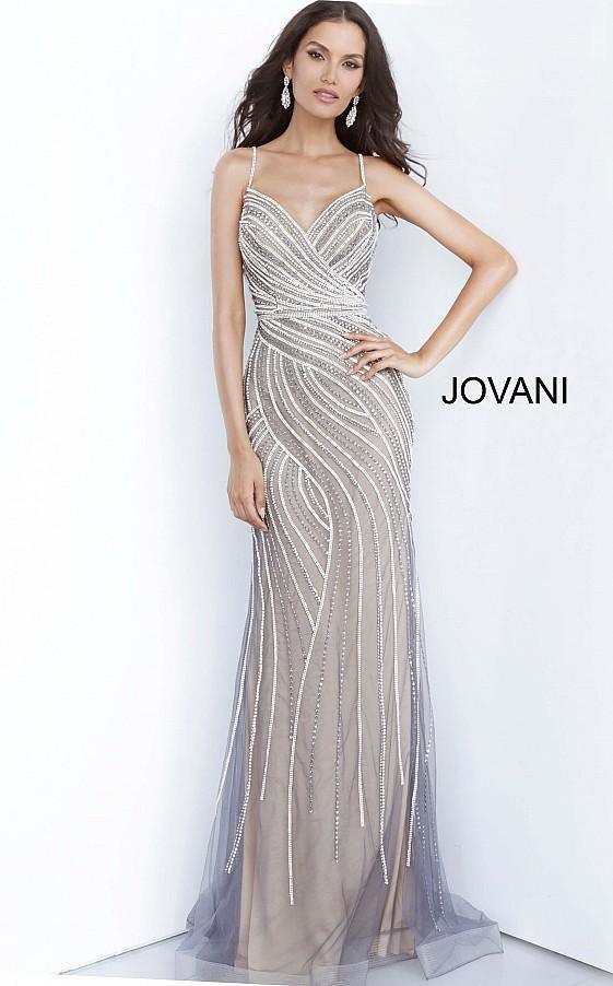 Jovani Long Prom Formal Evening Dress 02408 - The Dress Outlet