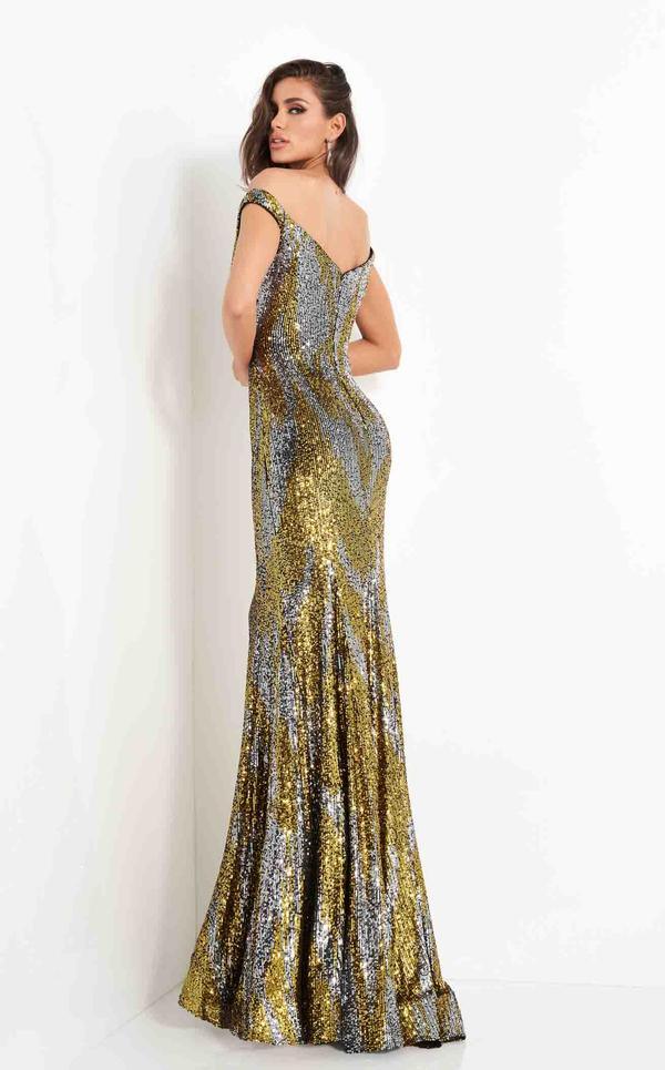 Jovani Long Sequin Fitted Prom Dress 4149 - The Dress Outlet