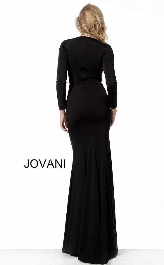 Jovani Long Sleeve Formal Evening Dress 64983 - The Dress Outlet