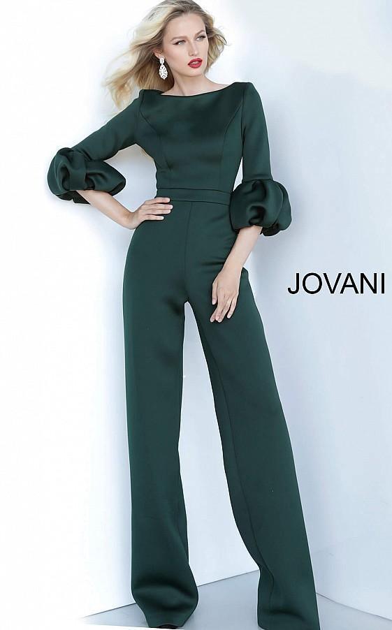 Jovani 1227 Long Sleeve Formal Evening Jumpsuit