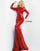 Jovani Long Sleeve Fitted Prom Trumpet Dress 06214 - The Dress Outlet