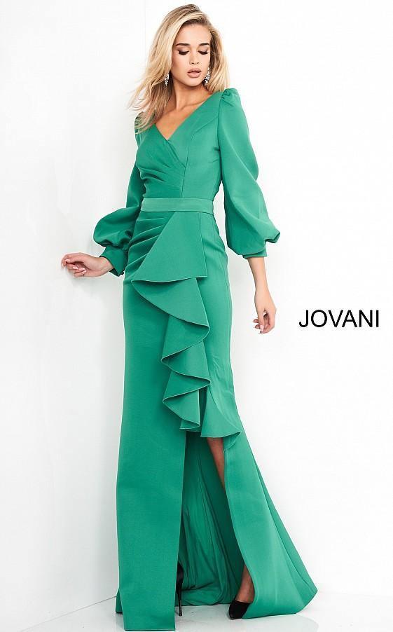 Jovani Long Sleeve Mother of the Bride Dress 04841 - The Dress Outlet