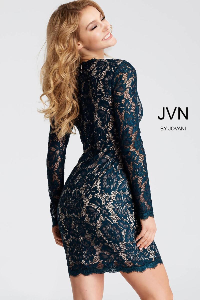 Jovani Long Sleeve Short Prom Dress 42635 - The Dress Outlet
