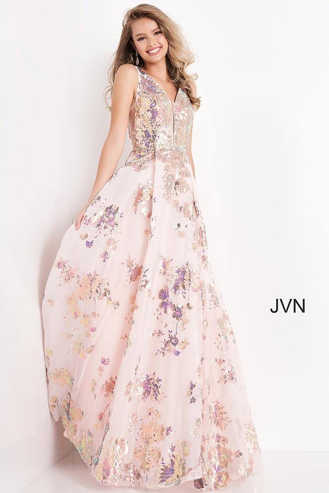 Jovani 05512 Long Sleeveless Prom Dress