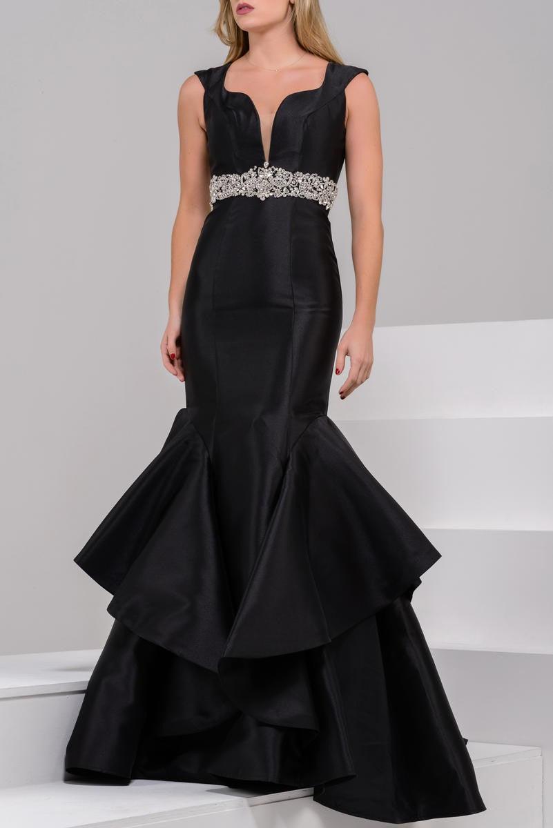 Jovani Long Sleeveless Prom Dress 28124 - The Dress Outlet