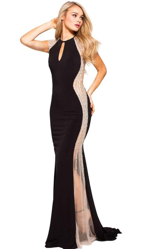 Jovani Long Sleeveless Prom Dress 51190 - The Dress Outlet