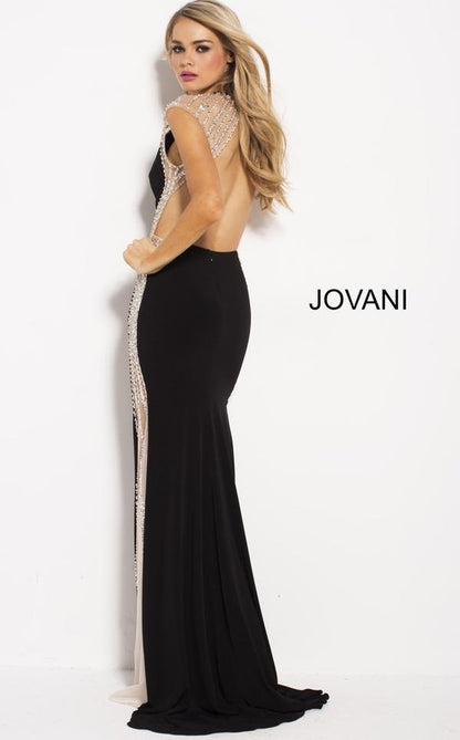 Jovani Long Sleeveless Prom Dress 51190 - The Dress Outlet