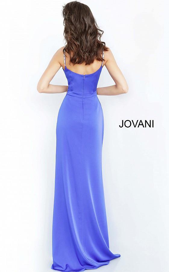Jovani 02720 Long Spaghetti Strap Prom Dress