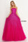 Jovani Long Strapless Glitter Prom Ball Gown 02875 - The Dress Outlet