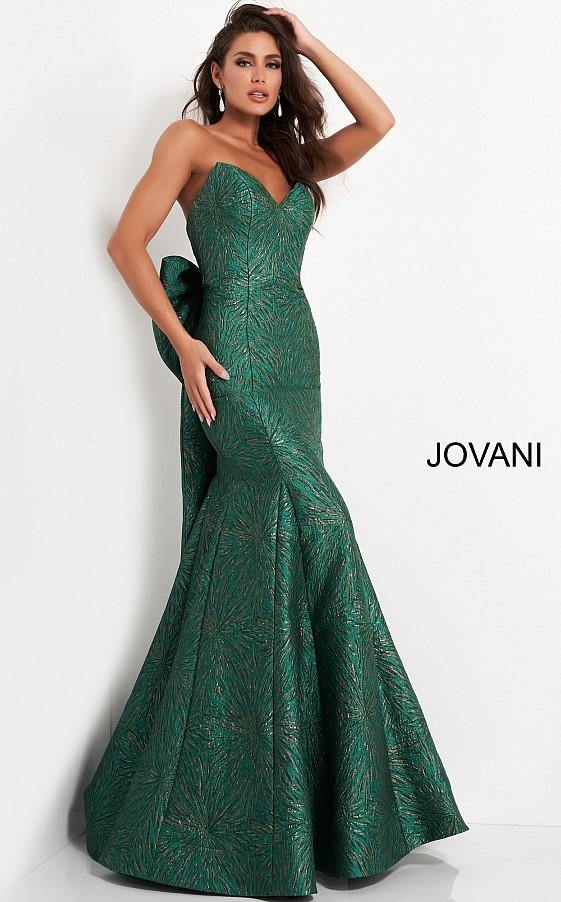Jovani Long Strapless Mermaid Prom Dress 04158 - The Dress Outlet