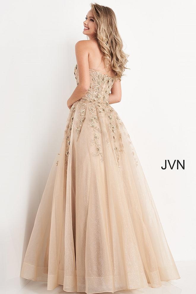 Jovani 05451 Long Strapless Prom Ballgown