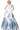 Jovani Low V-Neck Floral A-Line Long Dress 67037 - The Dress Outlet