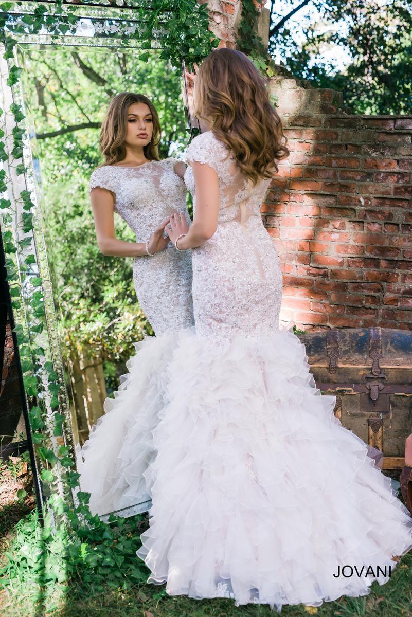 Jovani Mermaid Long Wedding Dress JB39511 - The Dress Outlet
