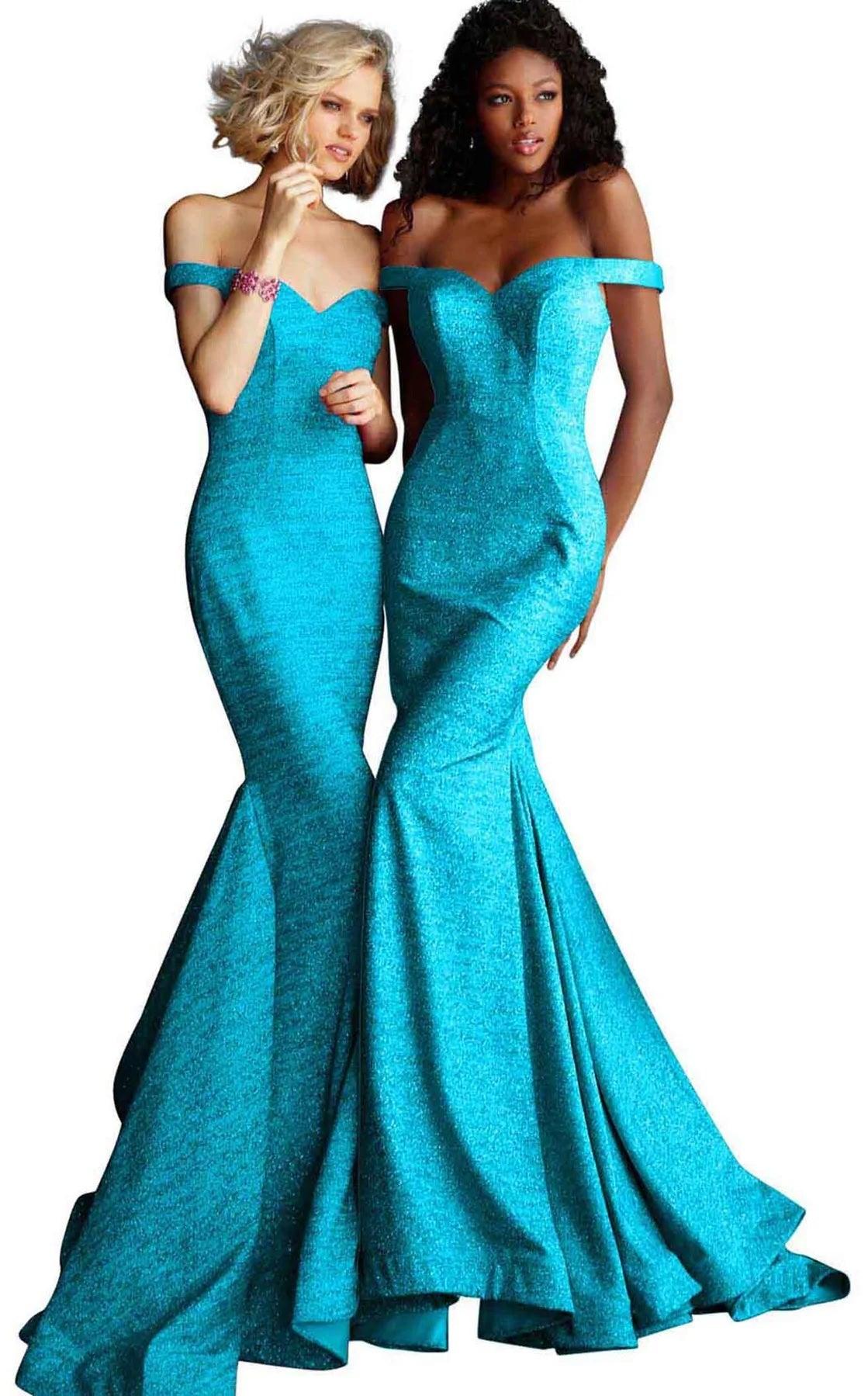 Jovani 60122 Off Shoulder Formal Prom Long Dress