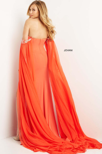 Jovani Off Shoulder Long Formal Evening Dress 07419 - The Dress Outlet