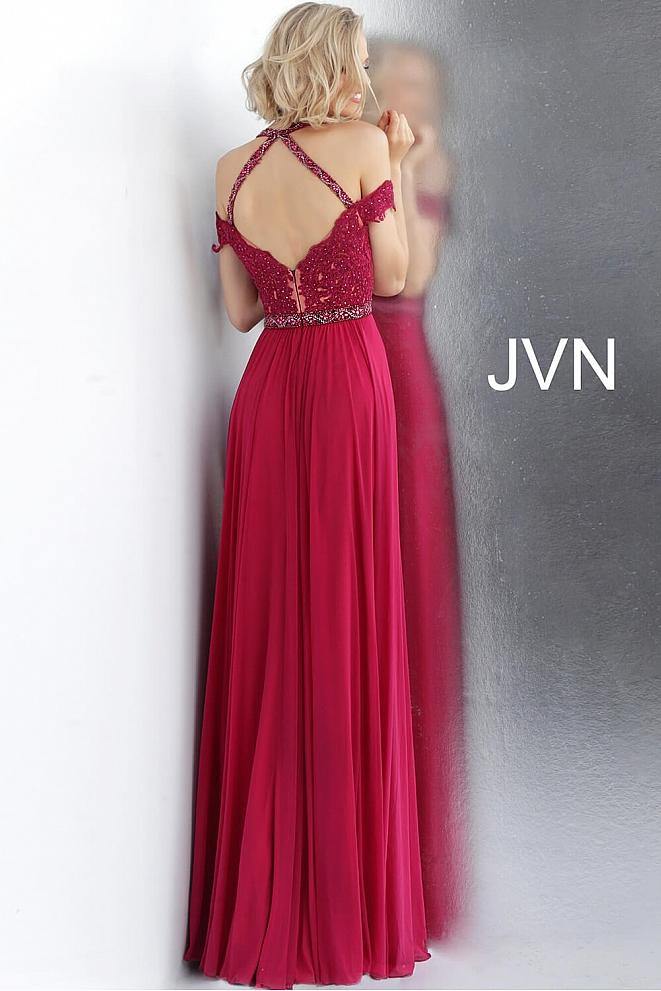 Jovani 68269 Off Shoulder Long Prom Dress