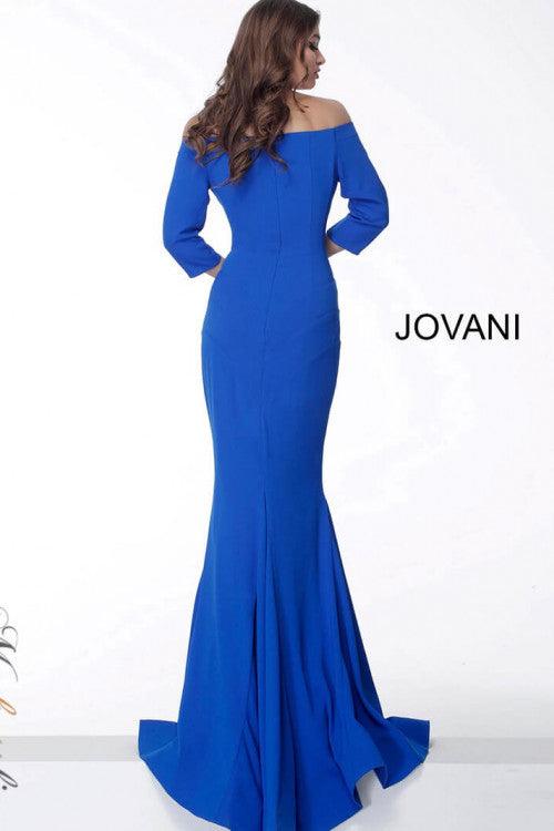 Jovani Off Shoulder Mermaid Long Evening Gown 68008 - The Dress Outlet