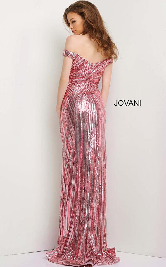 Jovani 04809 Off Shoulder Prom Long Dress