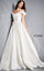 Jovani  Off the Shoulder A Line Bridal Gown JB2500 - The Dress Outlet