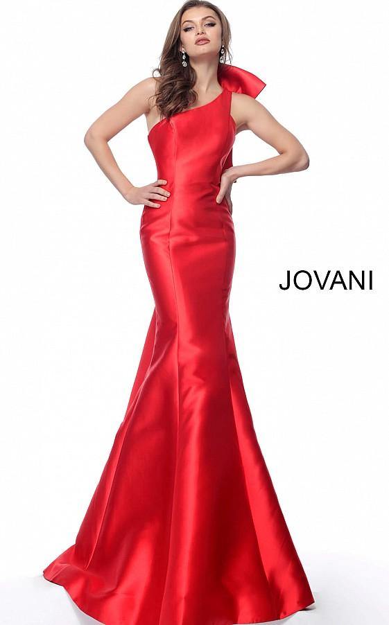 Jovani One Shoulder Formal Evening Prom Gown 62463 - The Dress Outlet