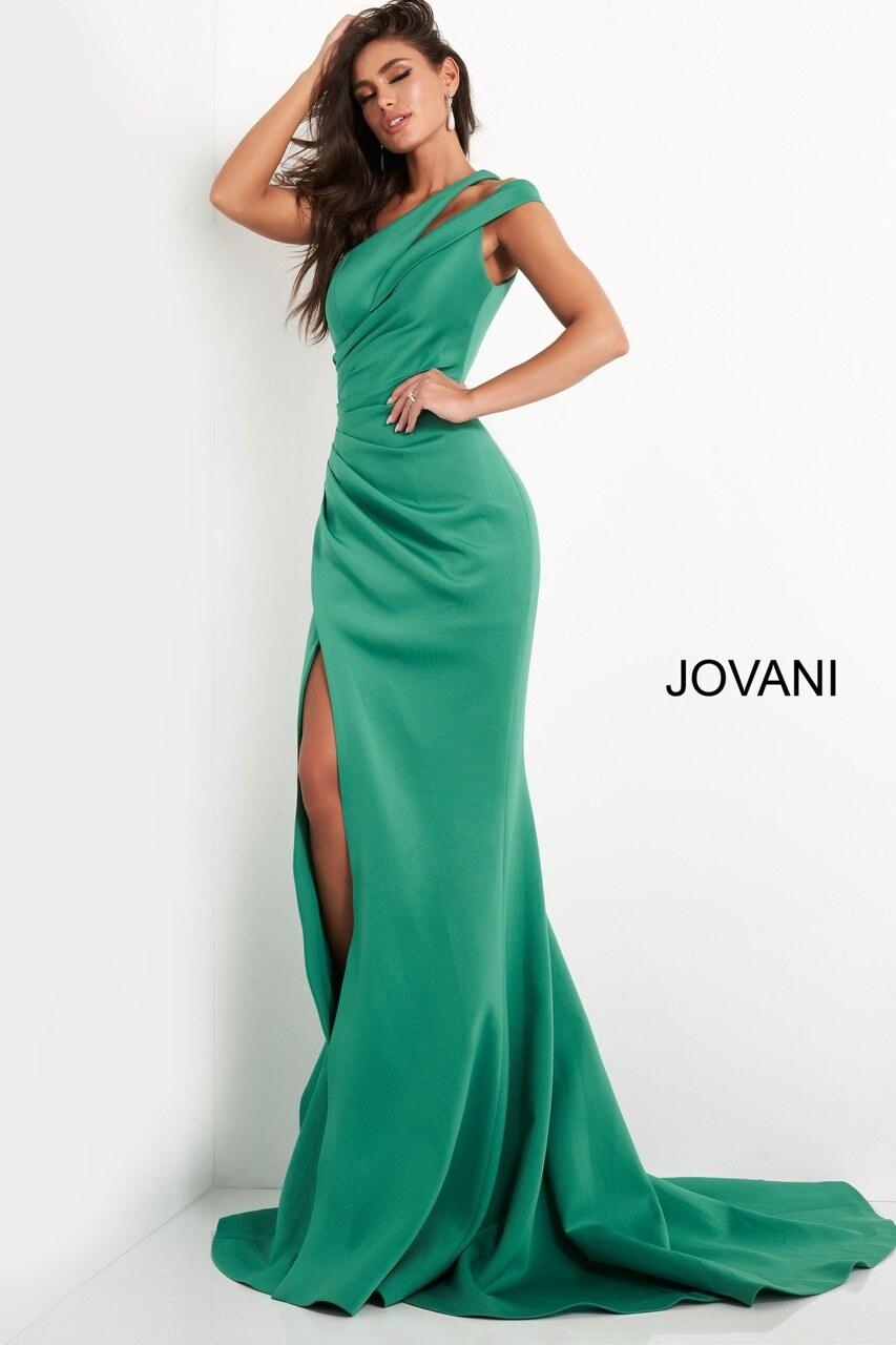 Jovani 04222 One Shoulder Long Mermaid Gown