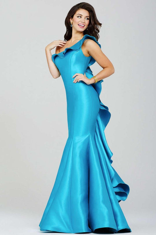 Jovani 34068 One-Shoulder Long Prom Dress