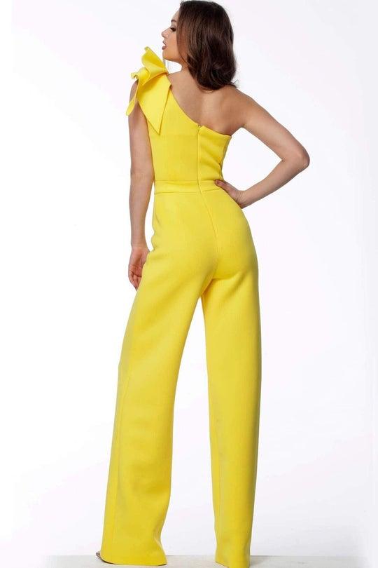 Jovani 68599 One Shoulder Pantsuit