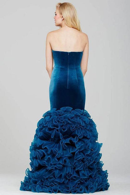 Jovani Plunging Sweetheart Long Mermaid Prom Dress 27903 - The Dress Outlet